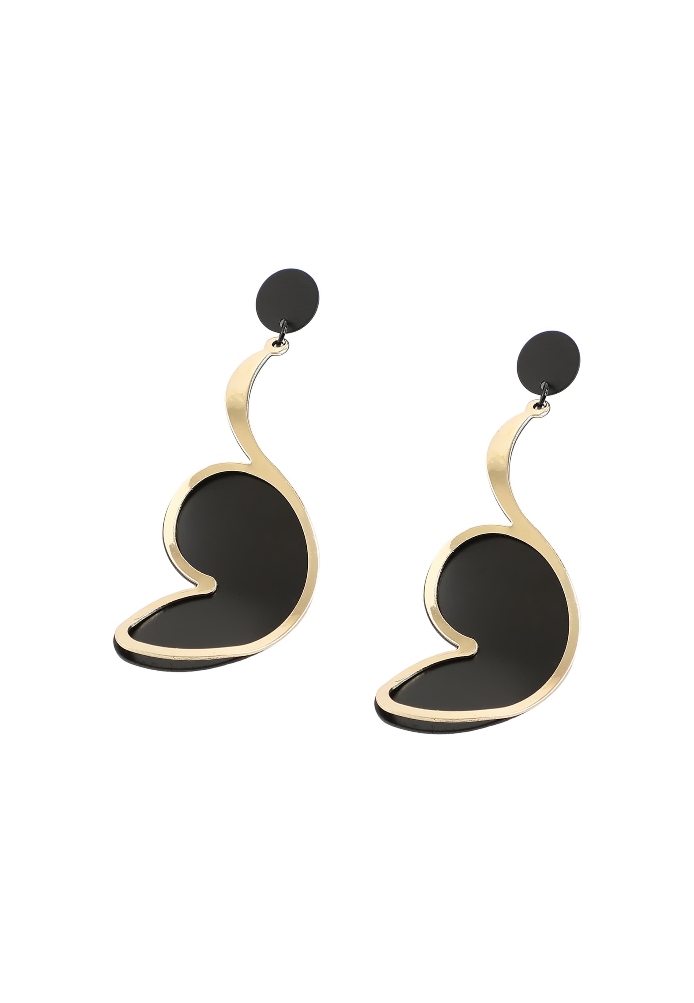 SOHI Серьги ' Dottie ' в Черный: спереди