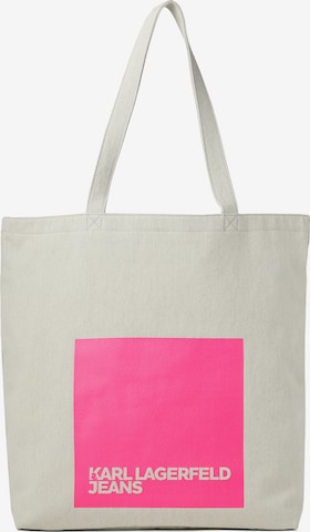 smėlio KARL LAGERFELD JEANS Pirkinių krepšys: priekis