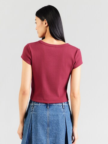 Maglietta di Calvin Klein Jeans in rosso