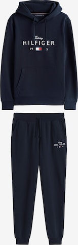 TOMMY HILFIGER Joggingpak in Blauw: voorkant