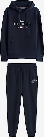 TOMMY HILFIGER Jogging komplet u mornarsko plava / crvena / bijela, Pregled proizvoda