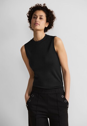 STREET ONE Top in Schwarz: Vorderseite