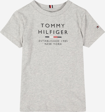 TOMMY HILFIGER Тениска в сиво: отпред