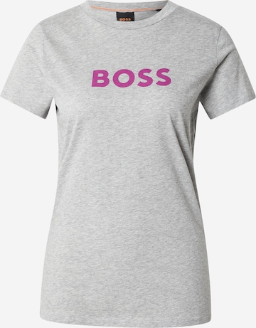 T-shirt 'Elogo 5' BOSS en gris : devant