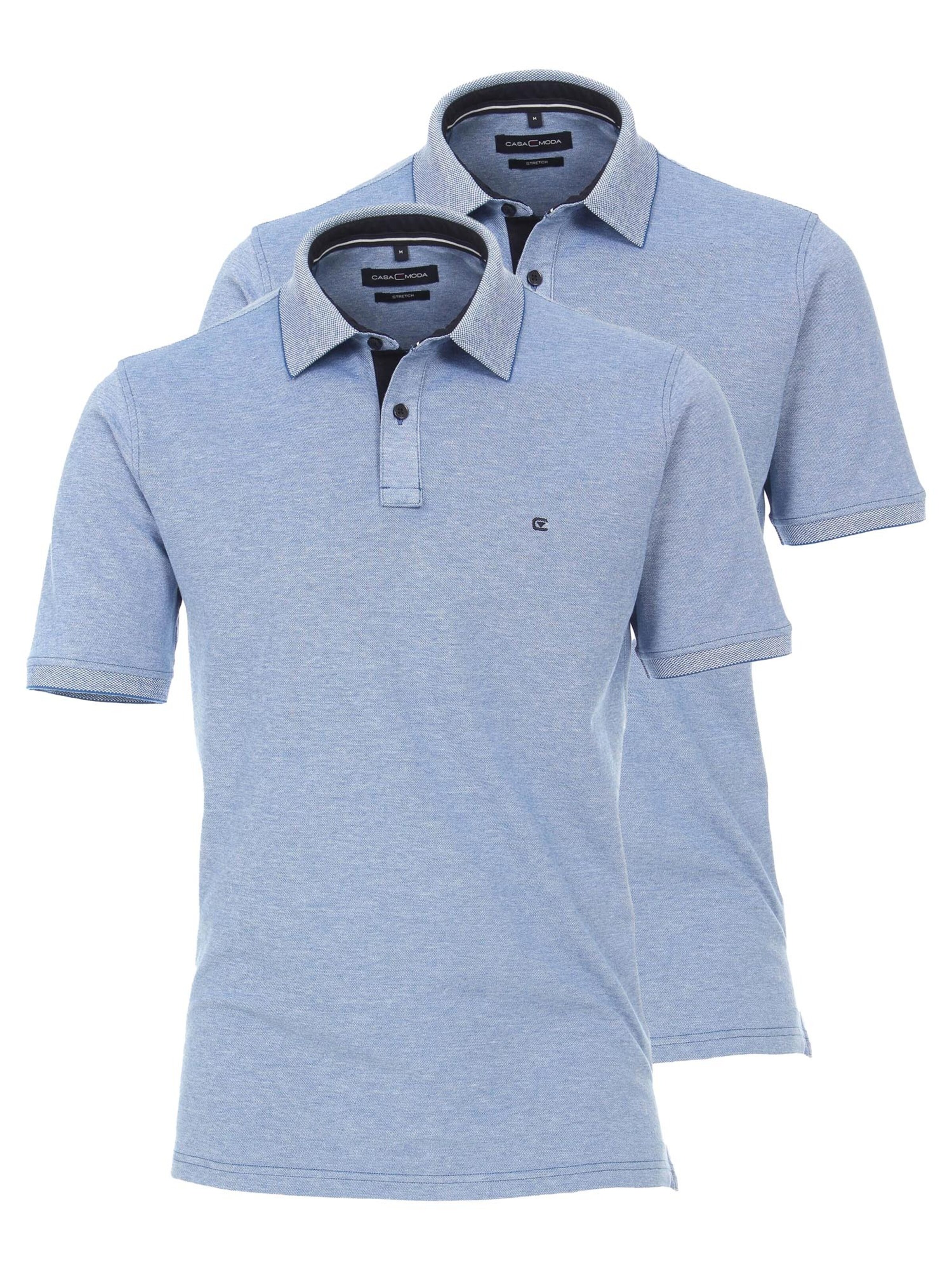 CASAMODA Shirt 'Basic' in Blue: front