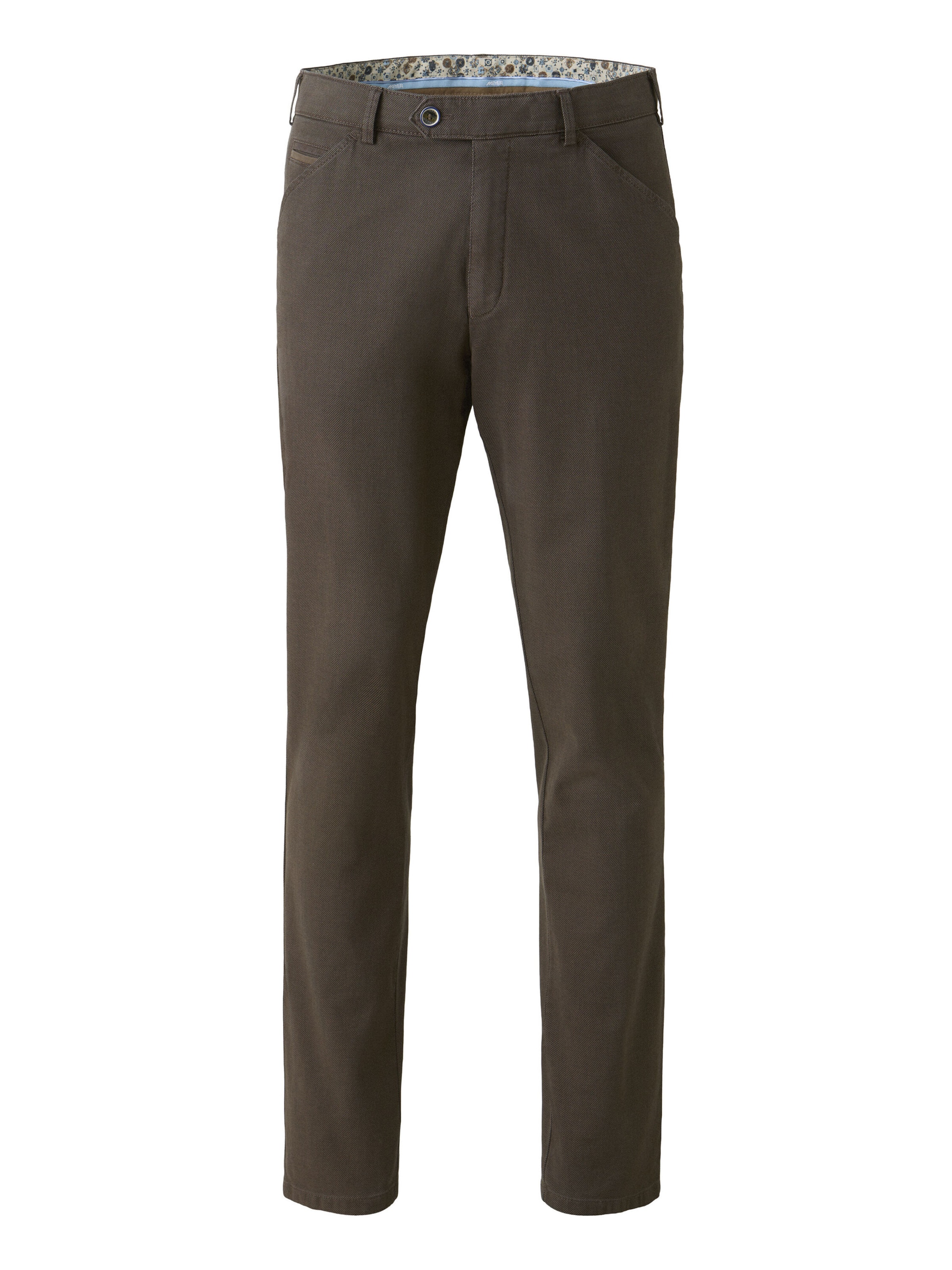 Regular Pantalon chino 'Chicago 2-5628' MEYER en gris : devant