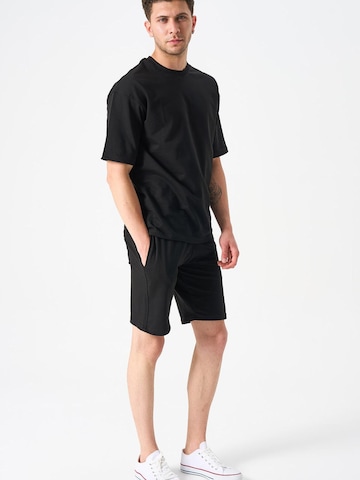 LOUIS LECLER Regular Pants 'Otto' in Black