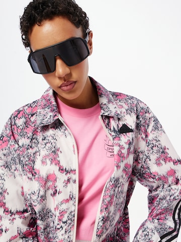ADIDAS SPORTSWEAR Athletic Jacket 'Future Icons' in Pink