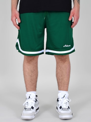Adam Loosefit Sporthose 'Sweatshorts Basketball Shorts'‌‌‌‌‌‌‌‌‌ in Grün