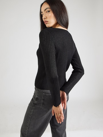 Morgan Strickjacke 'PULL' in Schwarz