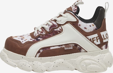 BUFFALO Sneakersy niskie 'Cld Chai' w kolorze brązowy: przód