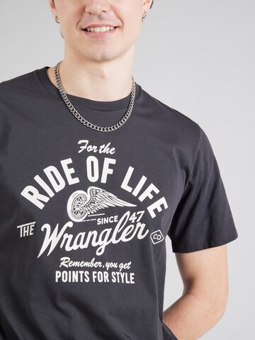 Maglietta 'AMERICANA TEE' di WRANGLER in nero
