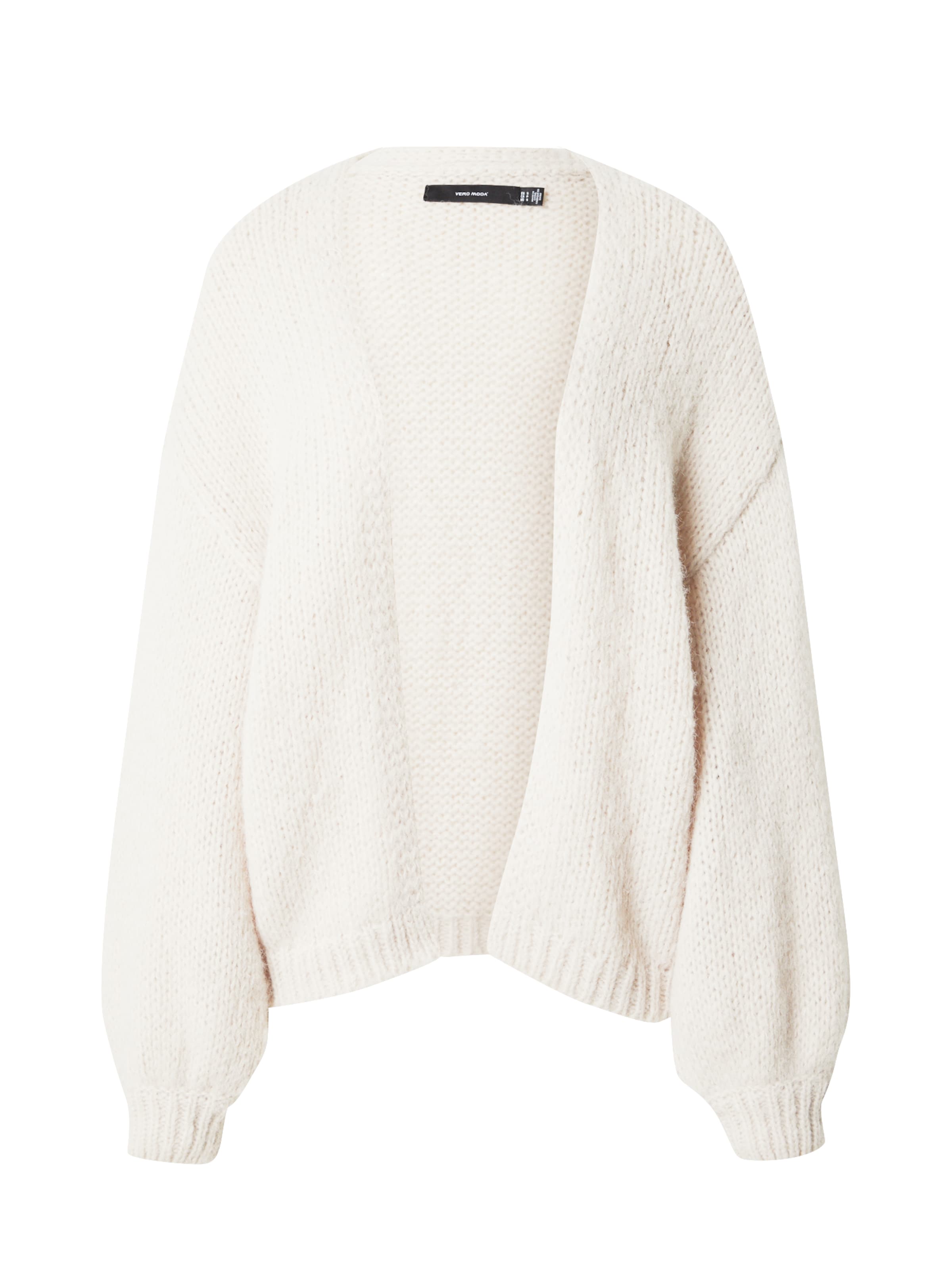 VERO MODA Knit cardigan 'VMMAYBE' in Beige: front