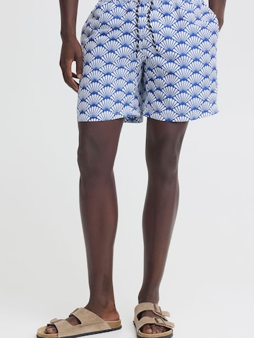 BLEND Swim Trunks ' BHRadcliff Retro ' in Blue: front