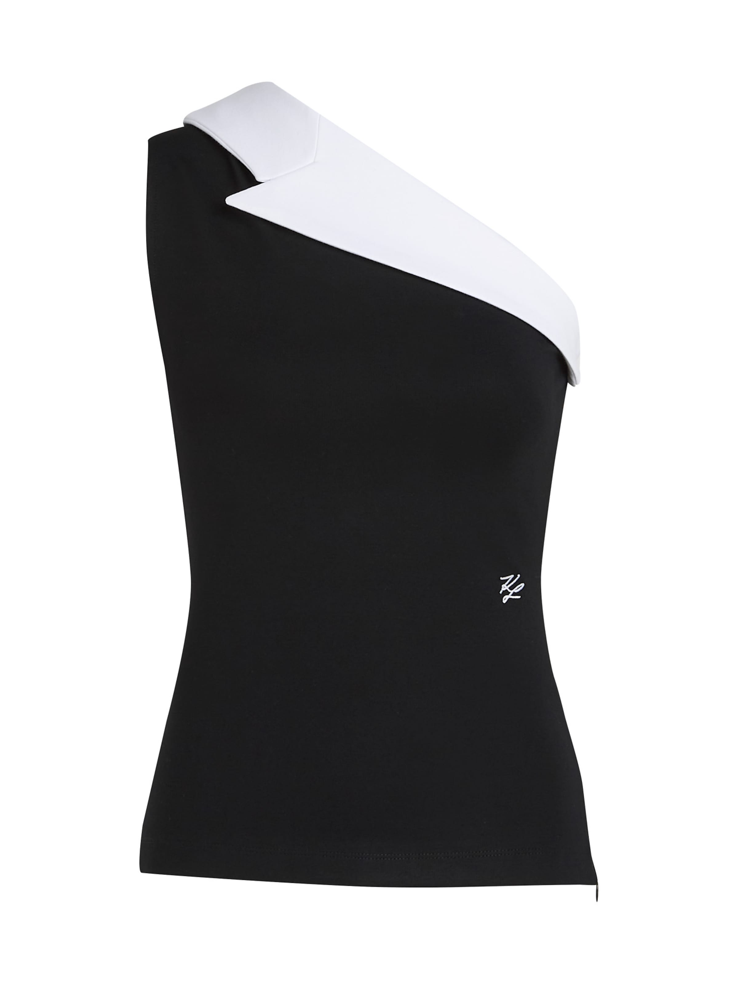 Karl Lagerfeld Top in Black: front