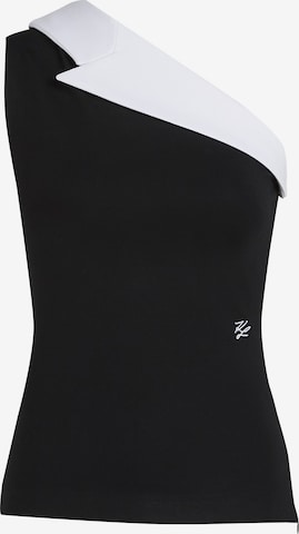 juoda Karl Lagerfeld Palaidinė be rankovių: priekis