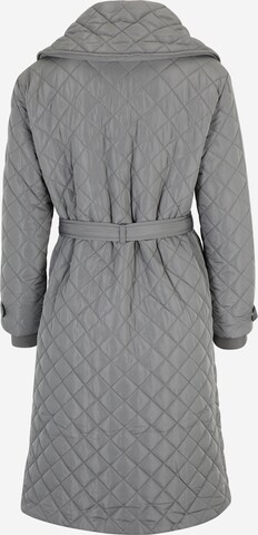 River Island Petite Mantel in Grau