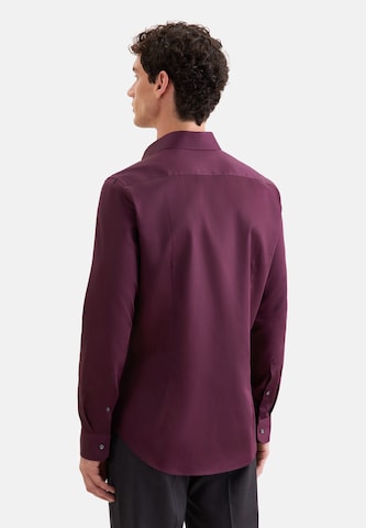 SEIDENSTICKER Slim Fit Hemd 'Smart Classics' in Rot