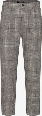 CINQUE Regular Pleat-Front Pants in Brown: front