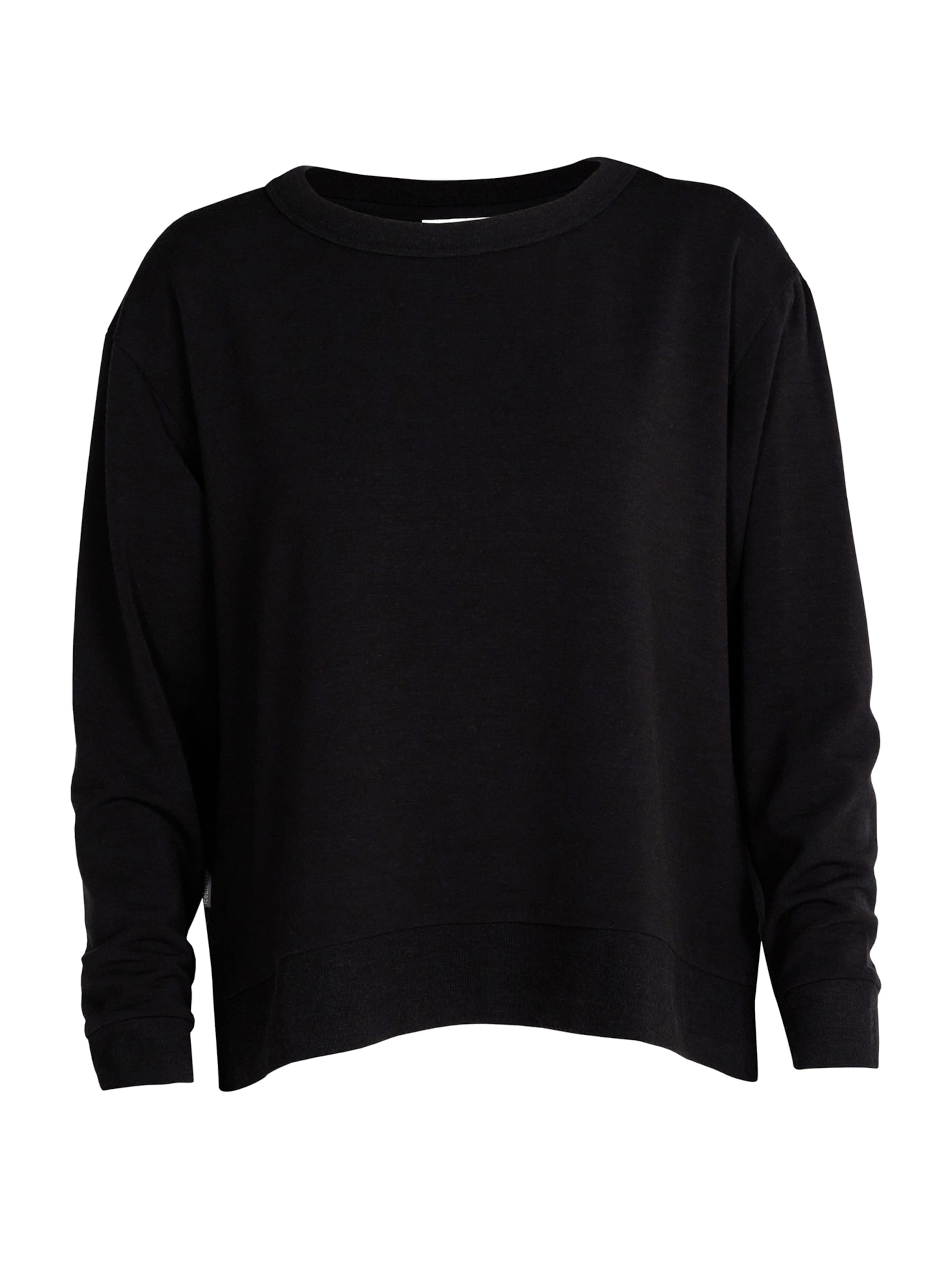 ICEBREAKERSportska sweater majica 'DALSTON' - crna boja: prednji dio