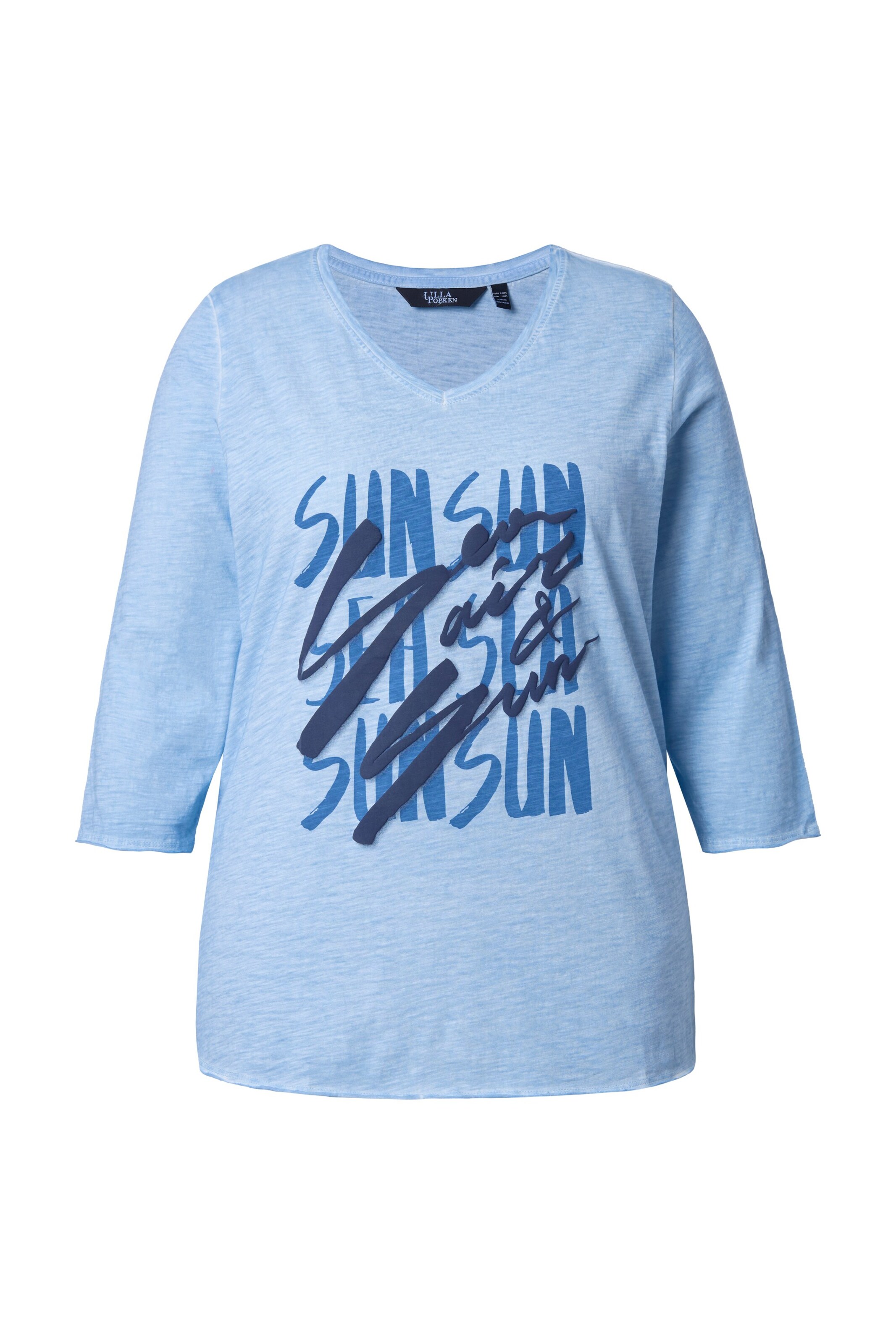 Ulla Popken Shirt in Blau: Vorderseite