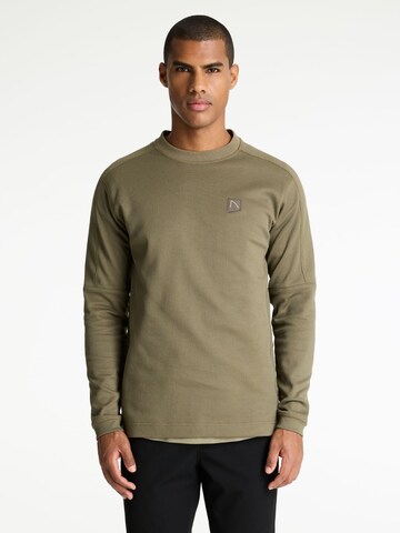 CHASIN' Sweatshirt 'Dax' in Groen: voorkant