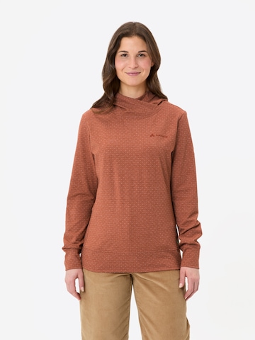 VAUDE Sports sweatshirt 'Tuenno' in Red: front