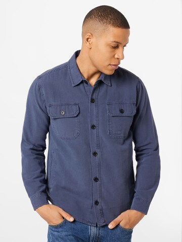 MADS NORGAARD COPENHAGEN Regular fit Button Up Shirt in Blue: front