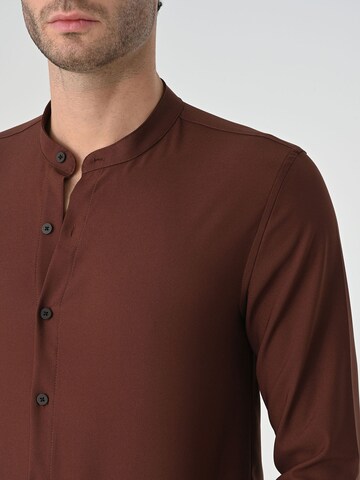 Coupe regular Chemise Antioch en marron