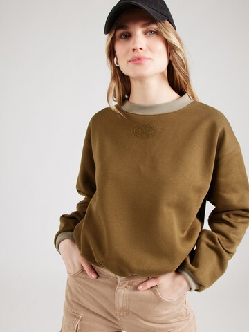G-STAR Sweatshirt in Grün: Vorderseite