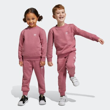 Tuta da jogging 'Adicolor' di ADIDAS ORIGINALS in rosa: frontale