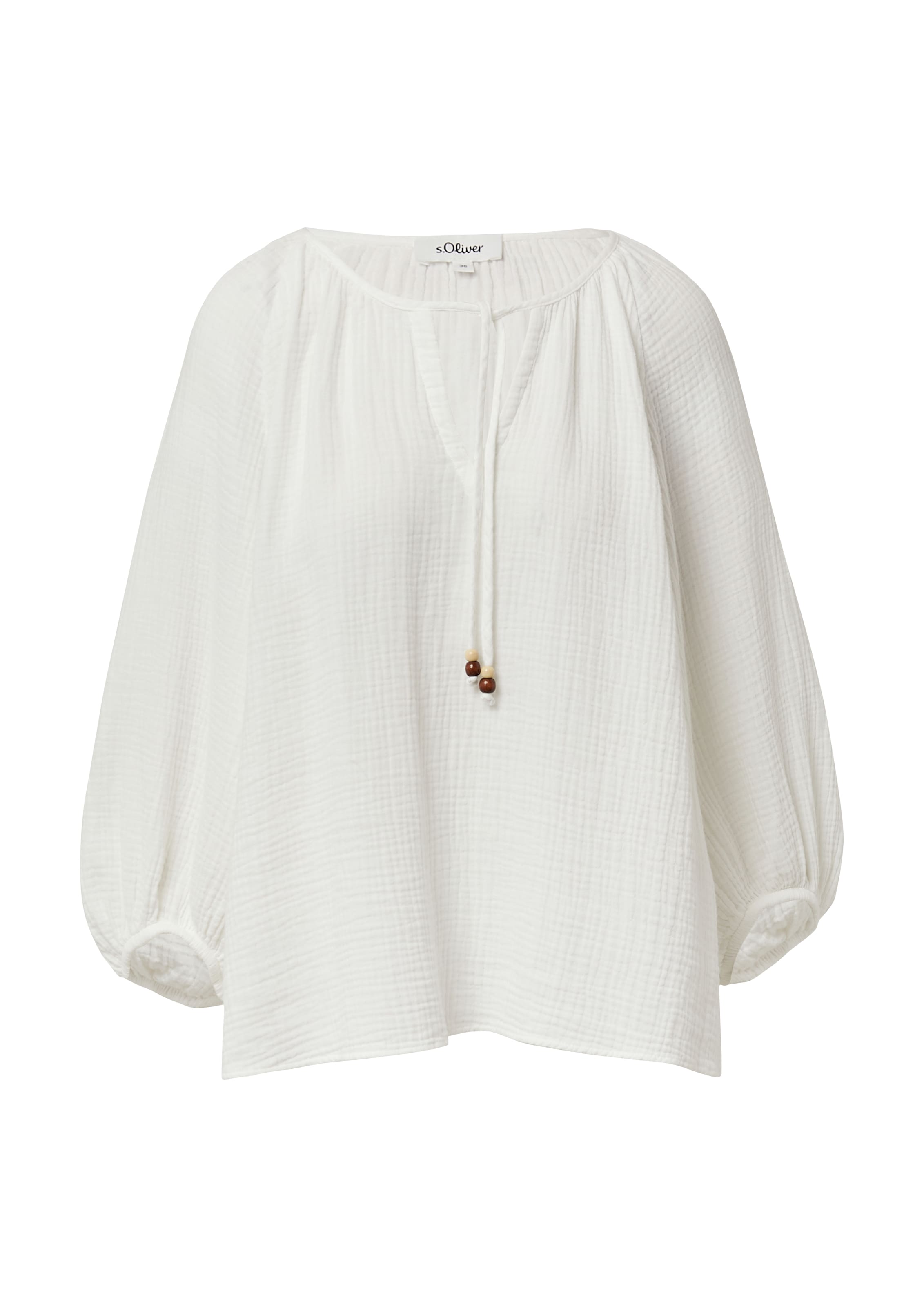 s.Oliver Bluse in Beige: Vorderseite