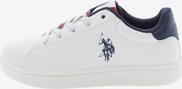 Sneaker di U.S. POLO ASSN. in bianco: frontale