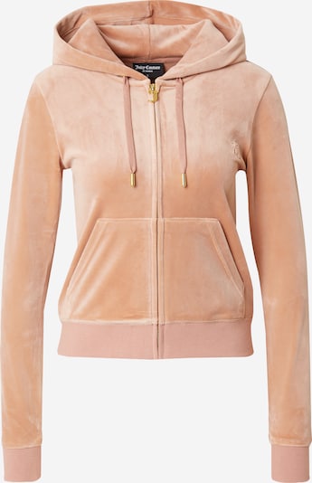 Juicy Couture Zip-Up Hoodie 'ROBERTSON' in Cappuccino / White, Item view