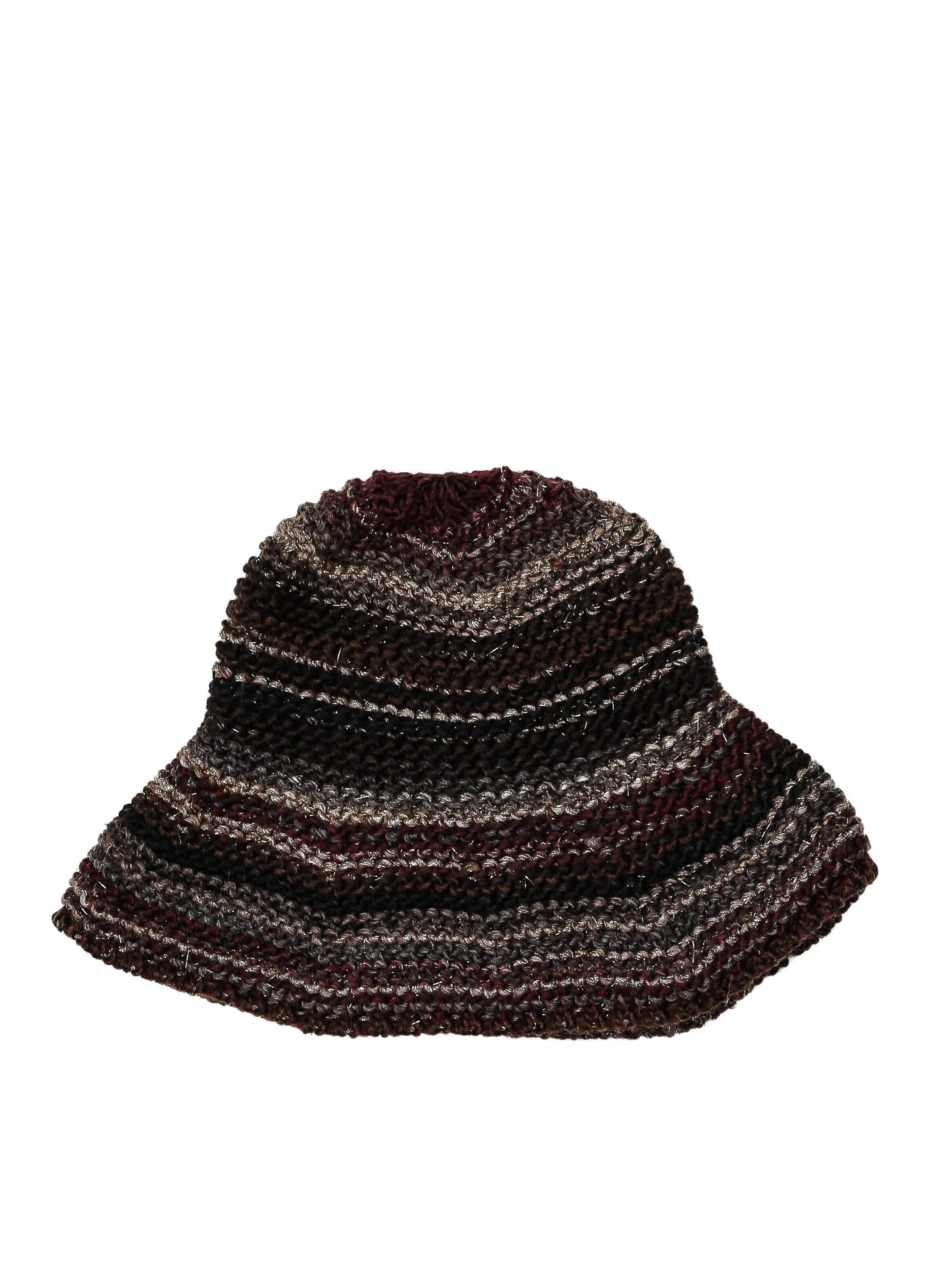 COLLEZIONE ALESSANDRO Hat 'Lina' in Brown: front