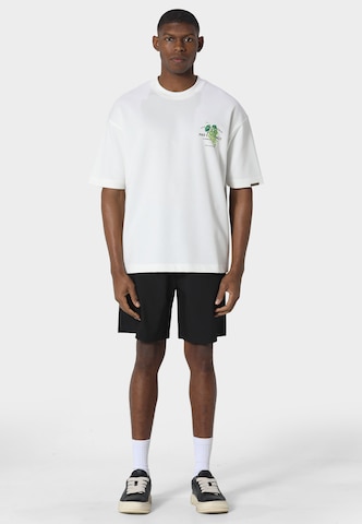 T-Shirt 'VERDE' Pas De Monaco en blanc