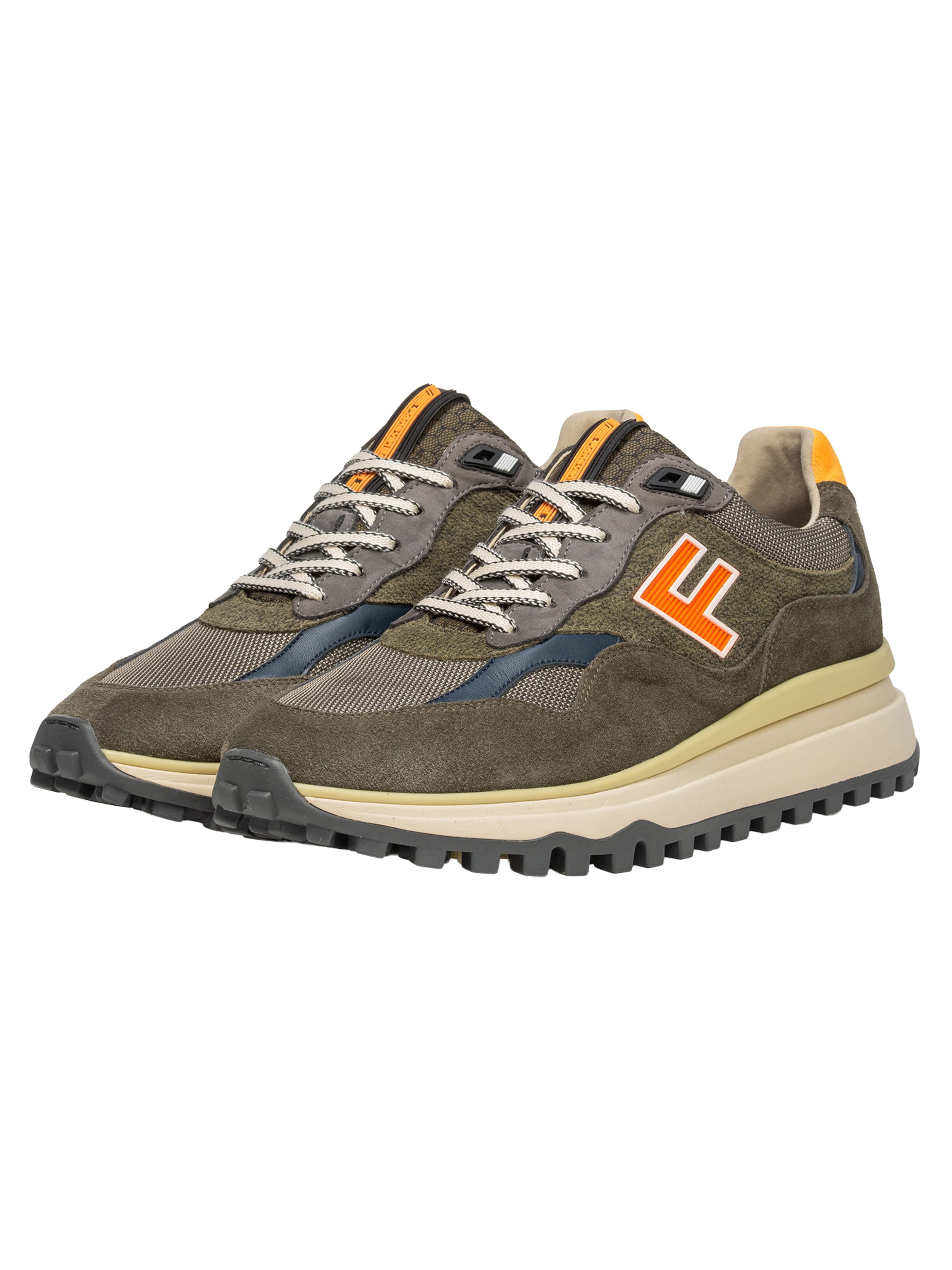 Floris van Bommel Sneakers laag 'De Gripper 01' in Groen