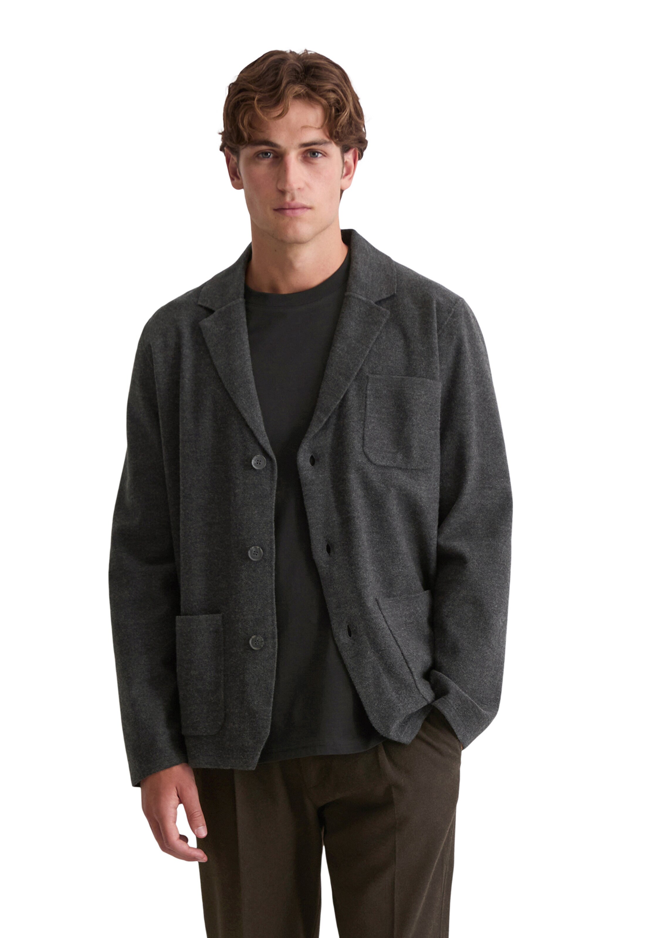 Marc O'Polo Regular fit Blazer in Black: front