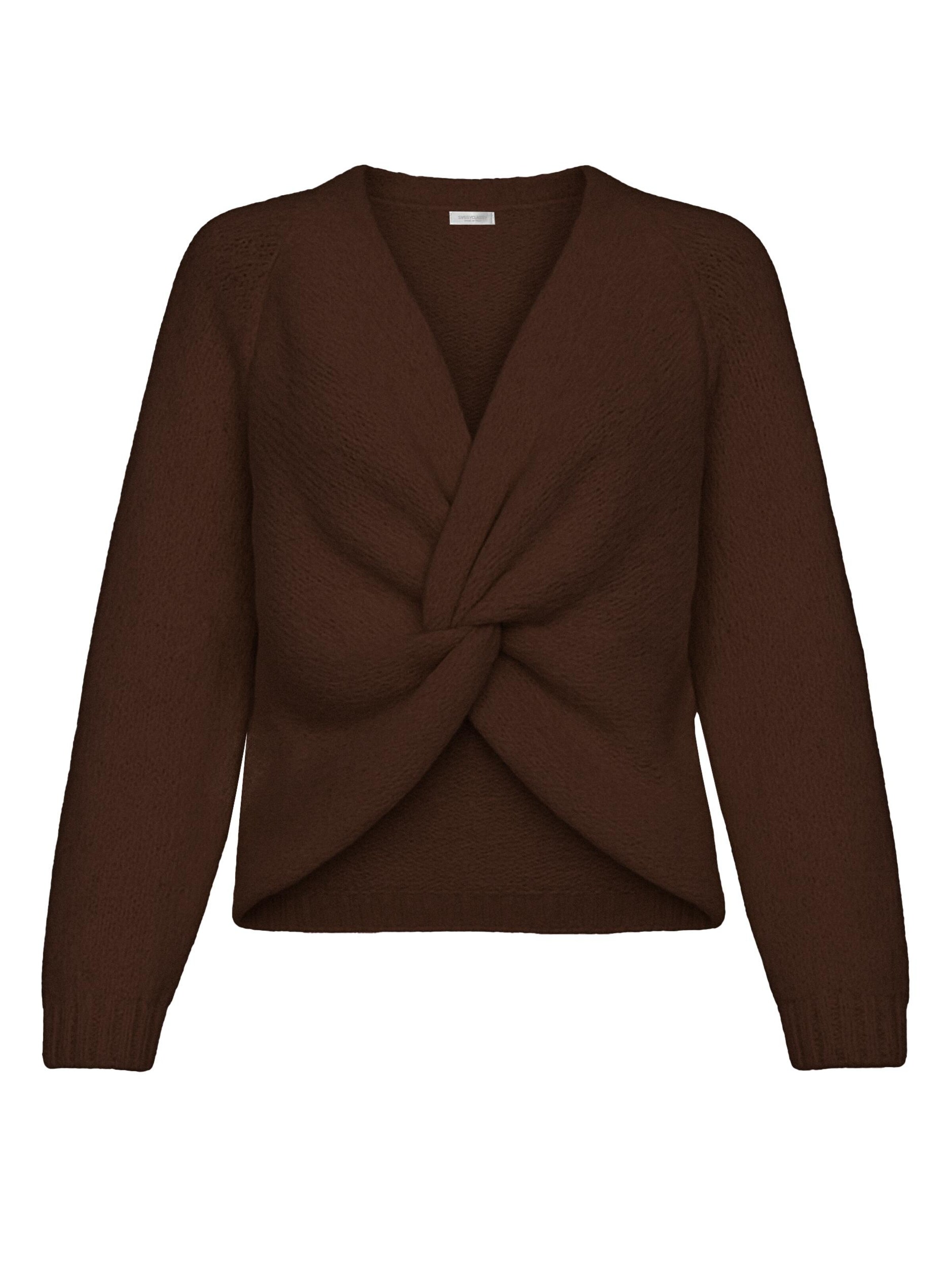 SASSYCLASSY Pullover‌‌‌ in Braun: Vorderseite