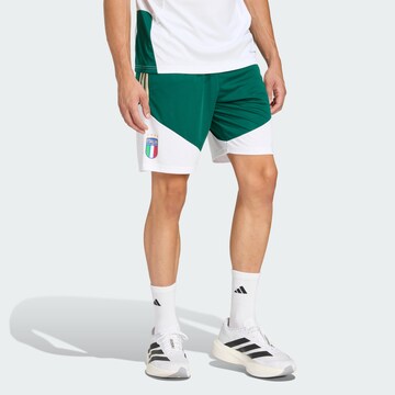 ADIDAS PERFORMANCE Regular Sports trousers 'Italien 26 Tiro' in Green: front