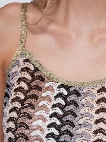Top di Ombre in marrone
