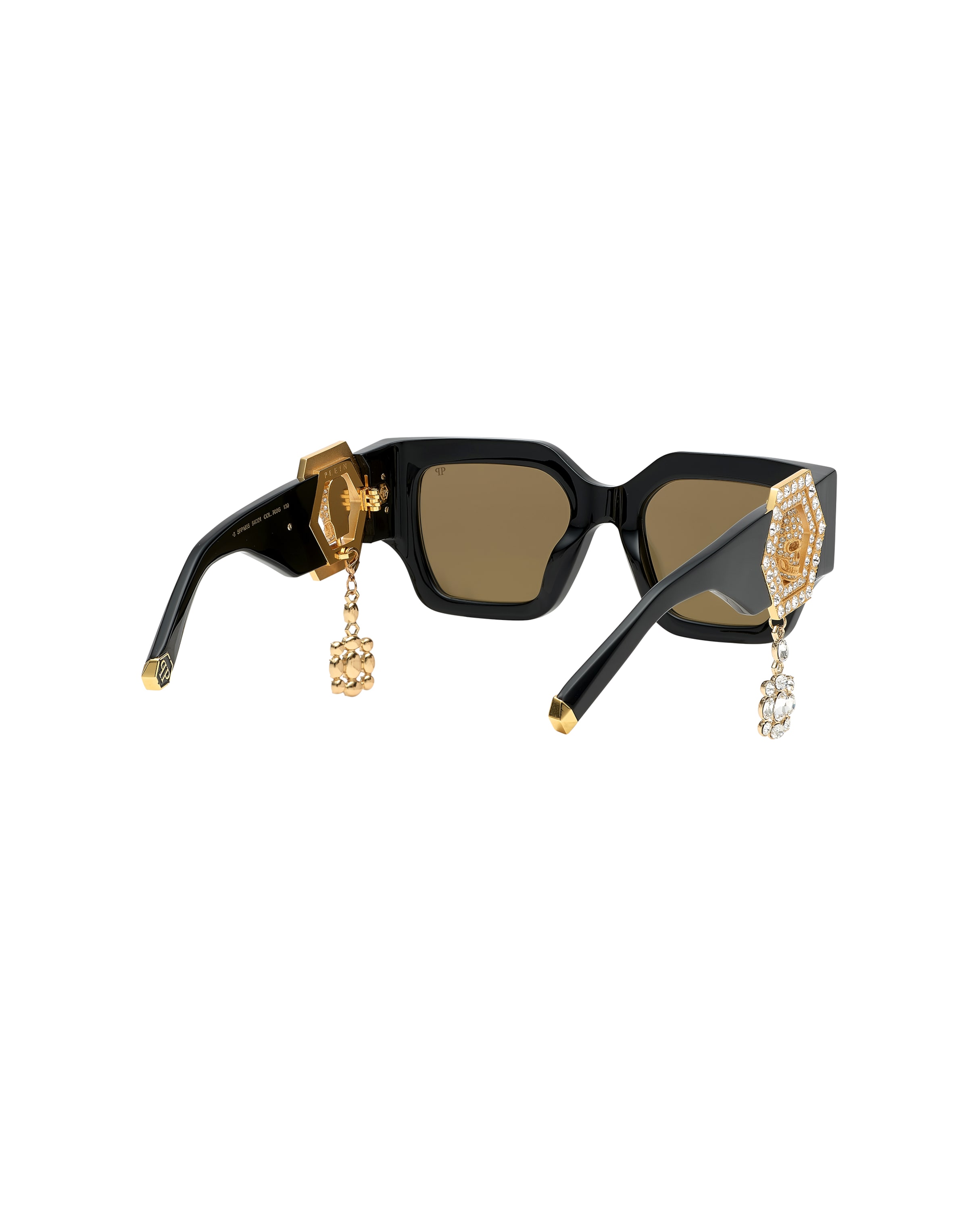 Philipp Plein Sonnenbrille in Schwarz