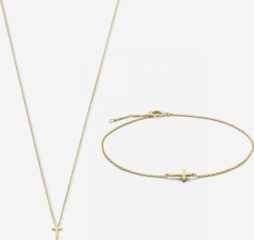 Isabel Bernard Jewelry Set in Gold: front