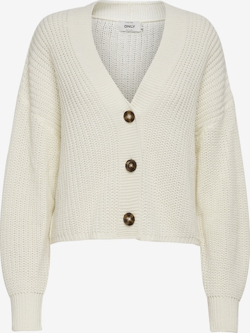 ONLY Knit Cardigan 'Carol' in White: front