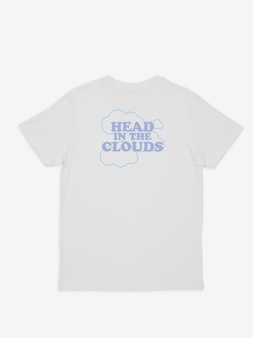 ABOUT YOU DROP Shirt 'Head in the Clouds' in White: front