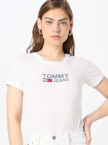 Tommy Jeans T-Shirt in Weiß: predná strana