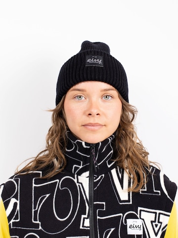 Eivy Strickmütze Tonal Beanie in Schwarz: Vorderseite