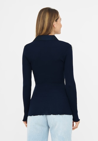 TOOche Shirt 'Blue Mirage' in Blauw