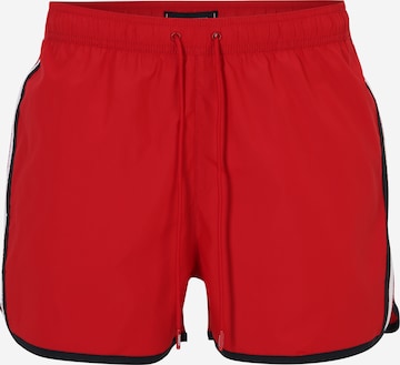 Shorts de bain 'RUNNER' Tommy Hilfiger Underwear en rouge : devant