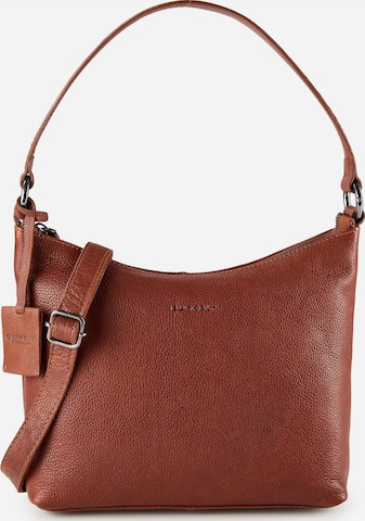 Sac bandoulière 'Antique Avery' Burkely en marron : devant